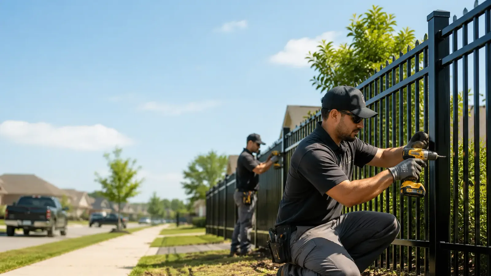 Metal Fence Installation in Perrin, TX